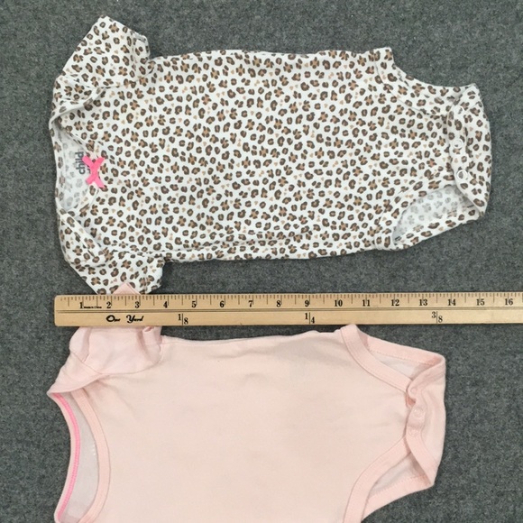 Carter’s Cat & Jack Baby 3-6M Leopard & Pink Bodysuit 100% Cotton - Picture 13 of 14